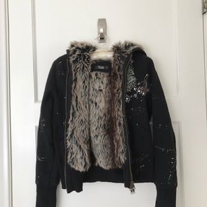 Cello Fur lined Hoodie